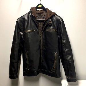 Guess Leather Jacket - Men’s Medium